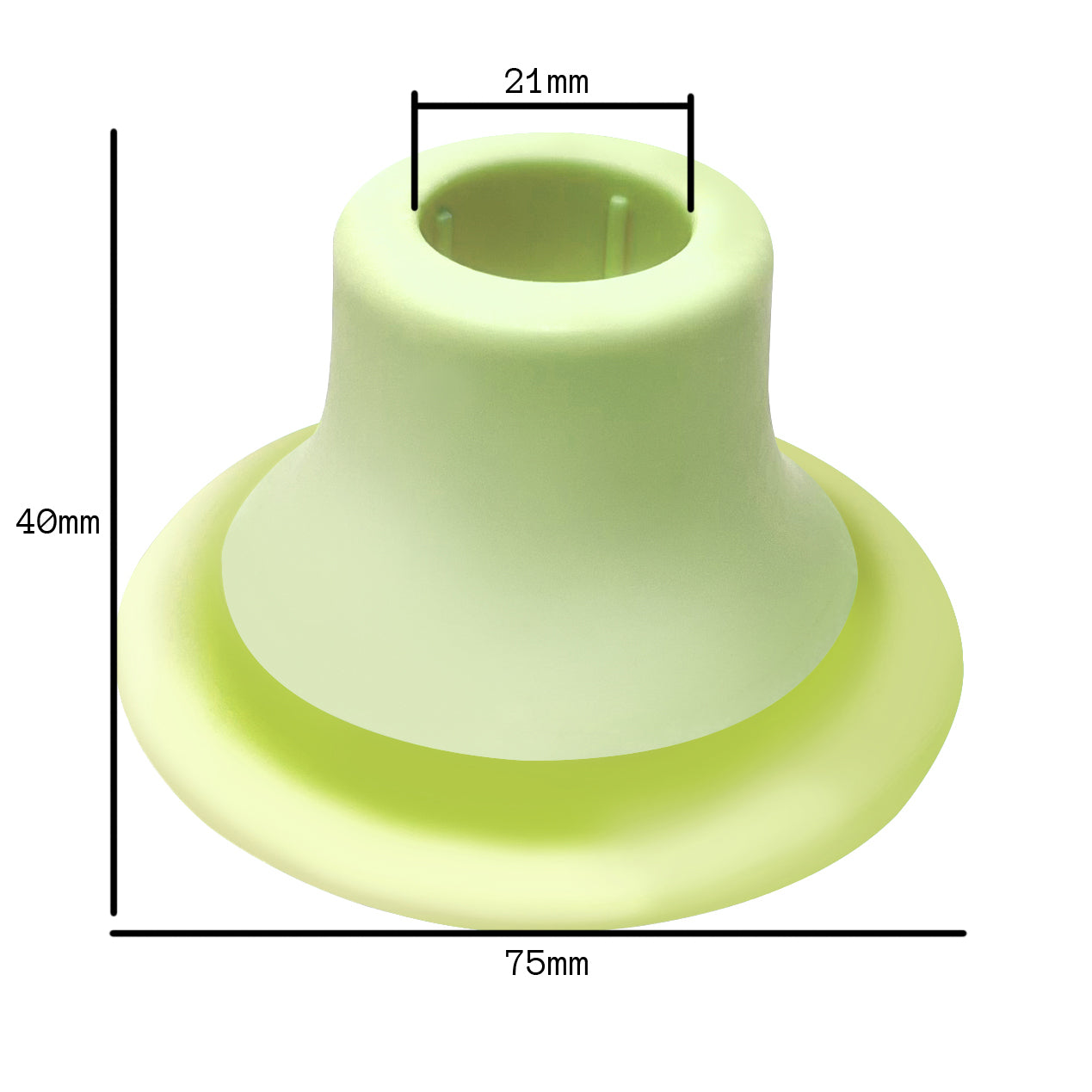 Funnel Candlestick  Lime