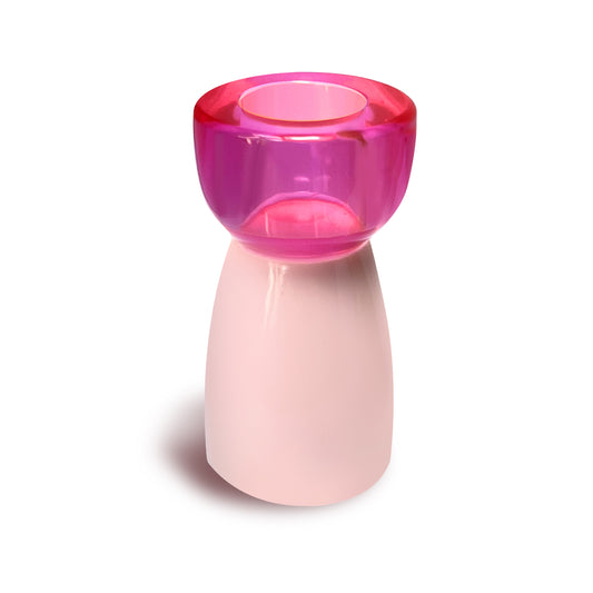 Pulley Candlestick  Pink