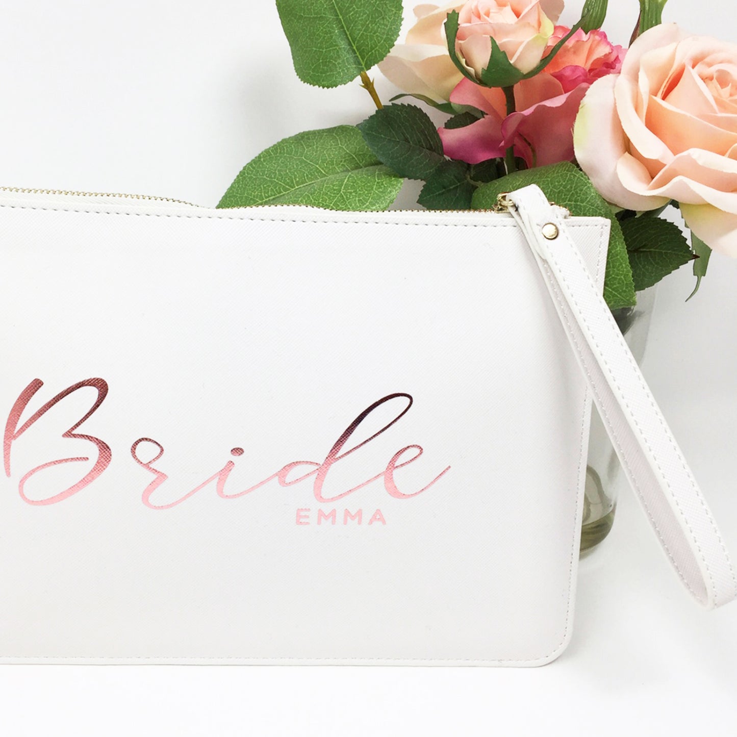 Personalised Bride Makeup Bag - FREE UK SHIPPING