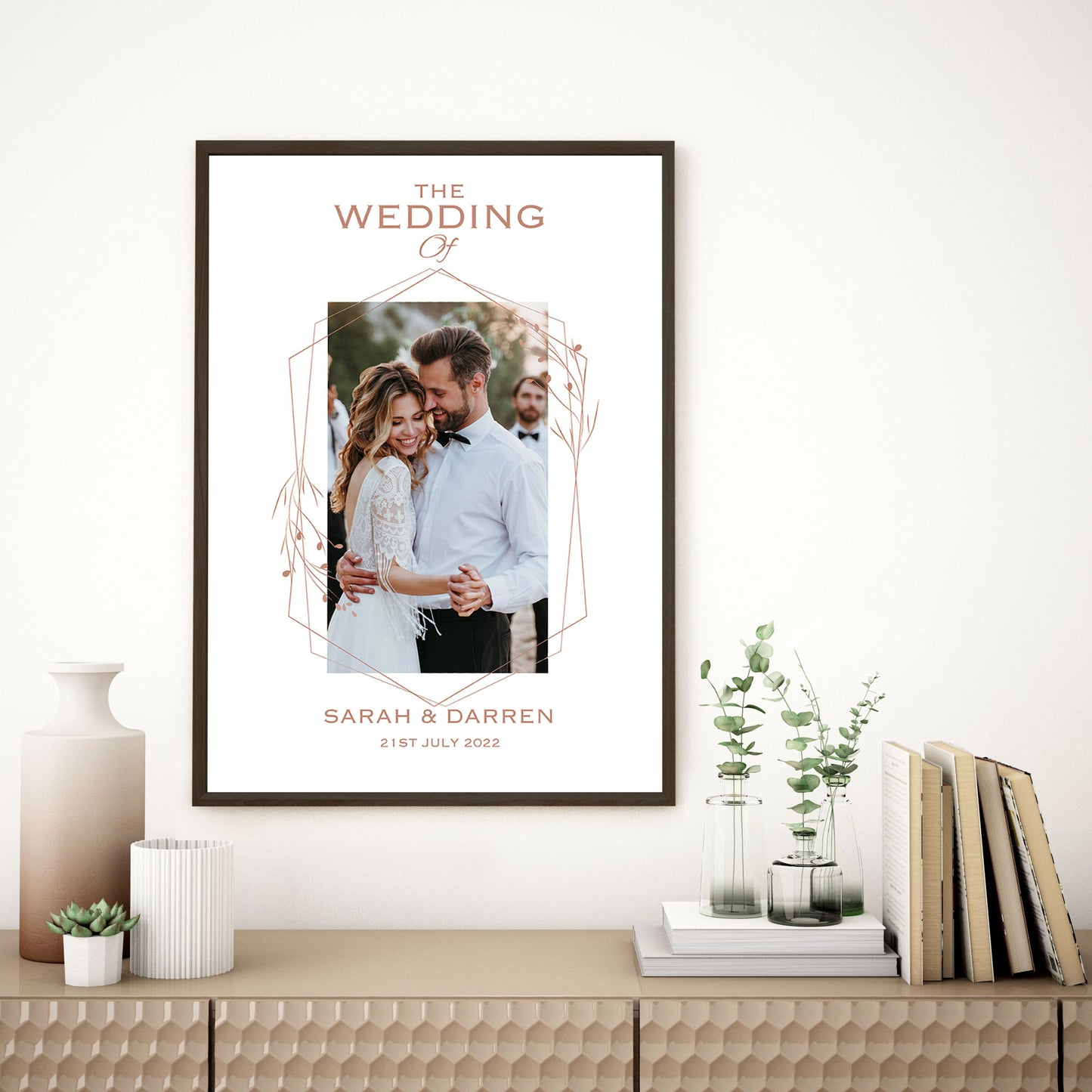 Personalised Wedding Photograph - FREE UK SHIPPING