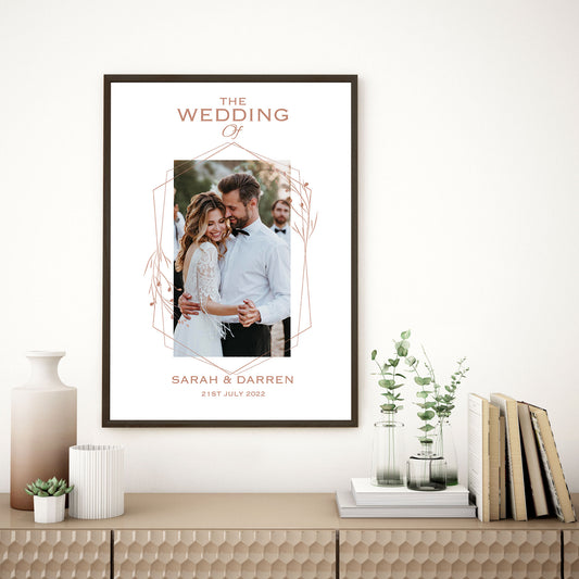 Personalised Wedding Photograph - FREE UK SHIPPING