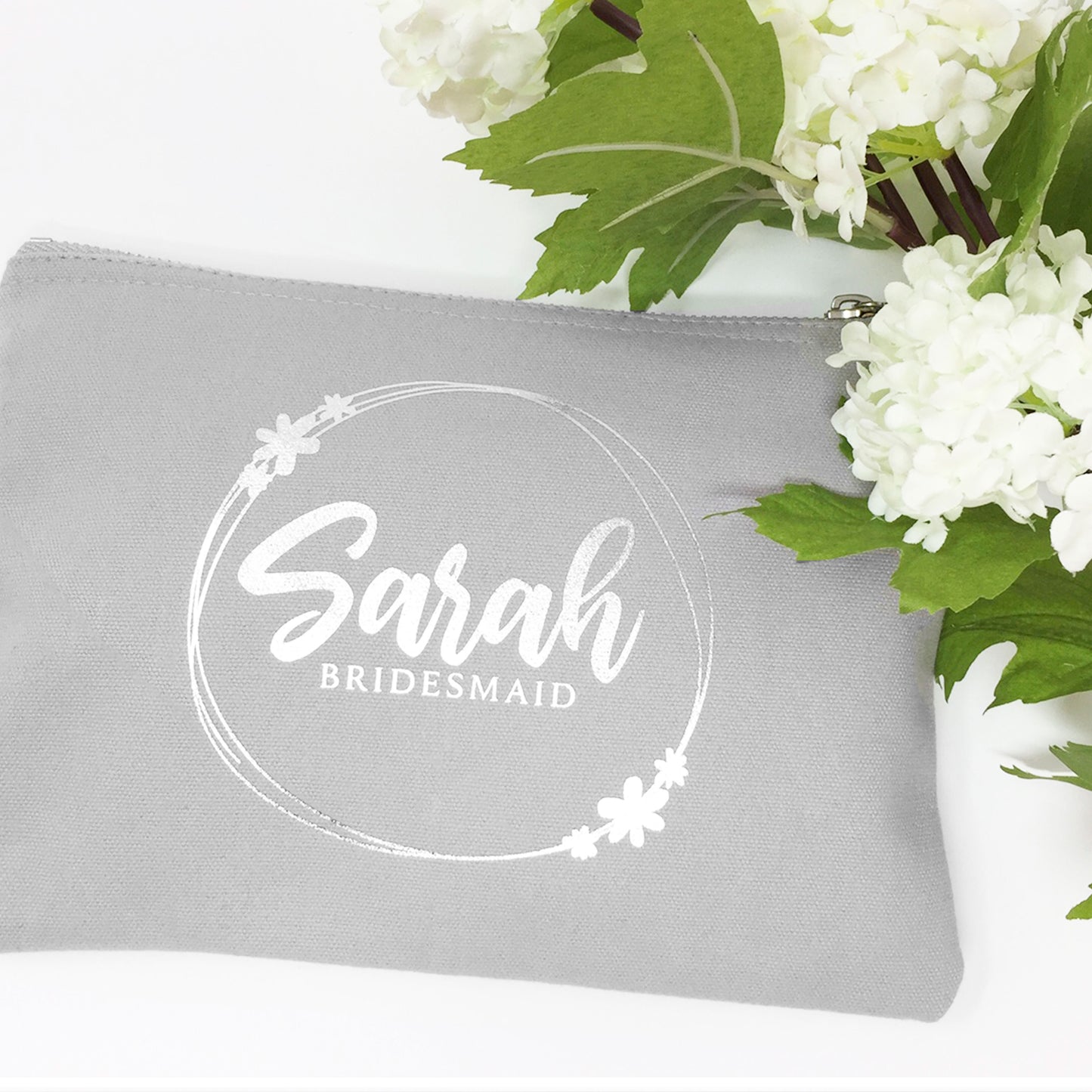 Personalised Bridesmaid Cosmetic Bag - FREE UK SHIPPING